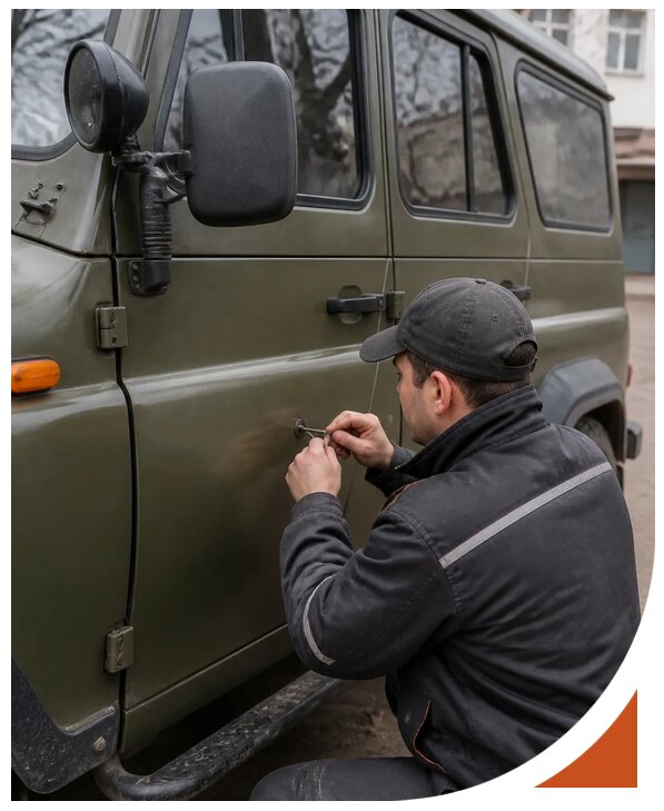 Профессиональное вскрытие автомобиля УАЗ без повреждений в Узловой